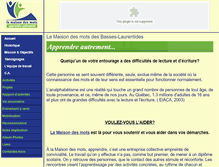 Tablet Screenshot of maisondesmots.com